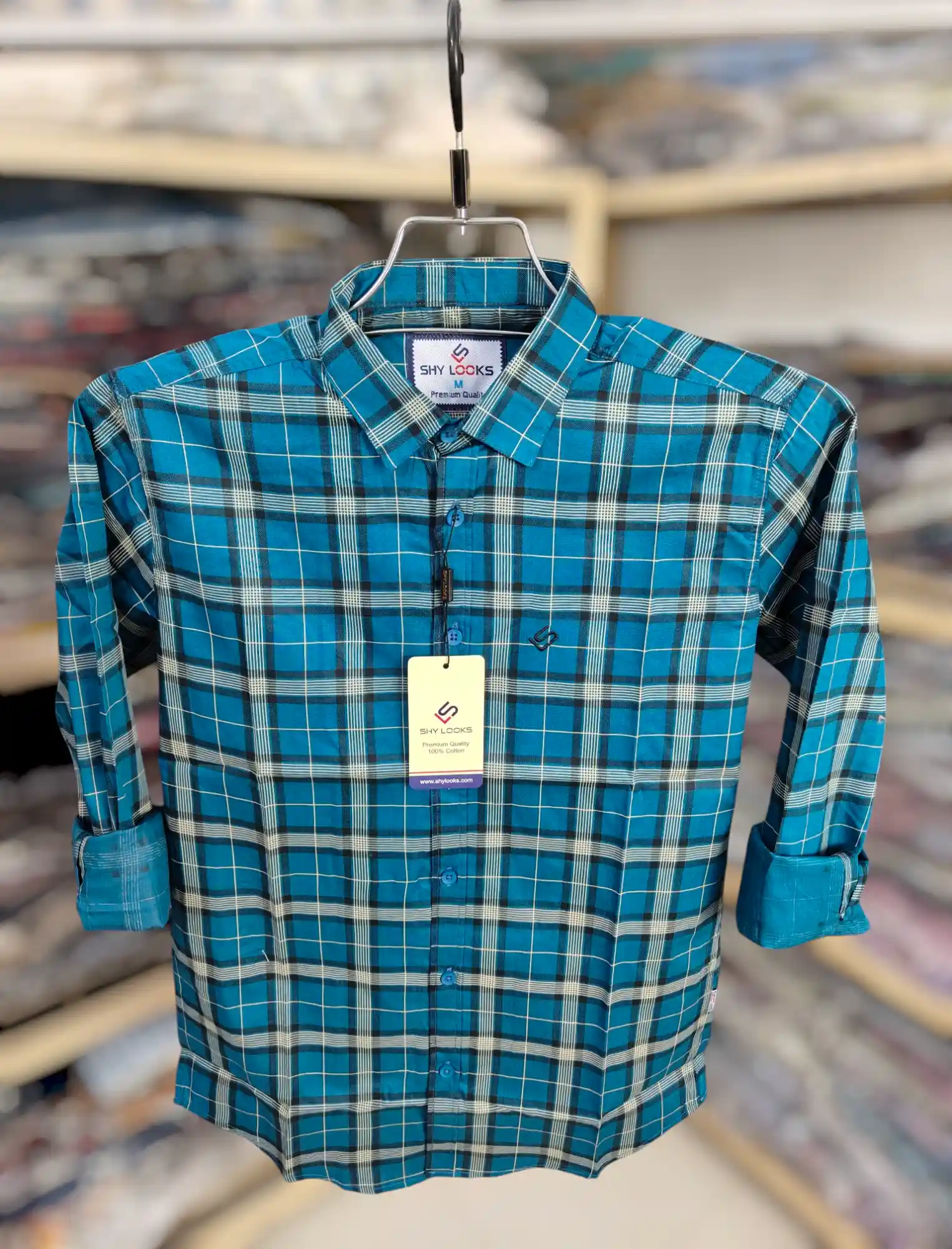 𝐒𝐡𝐲 𝐋𝐨𝐨𝐤𝐬 𝐂𝐨𝐭𝐭𝐨𝐧 𝐟𝐮𝐥𝐥 𝐒𝐥𝐞𝐞𝐯𝐞 𝐂𝐡𝐞𝐜𝐤 𝐒𝐡𝐢𝐫𝐭