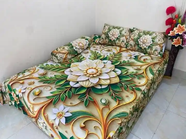 💥জাদুকরী ডিজাইনের 3D বেডশিট💥