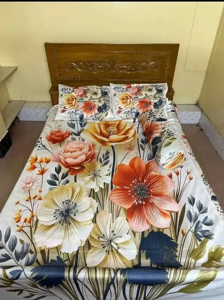 💥জাদুকরী ডিজাইনের 3D বেডশিট💥