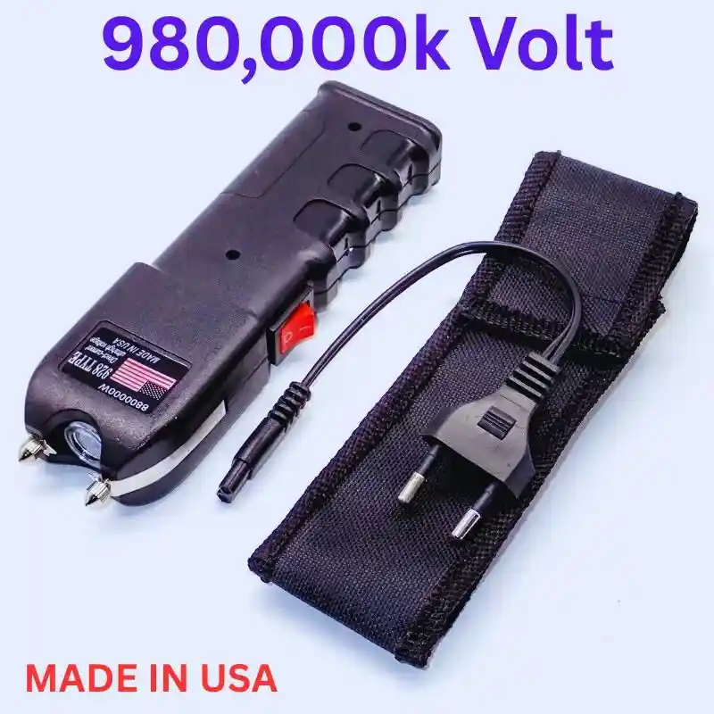 980,000 Volt-Stun Gun (928 Type) with Flashlight