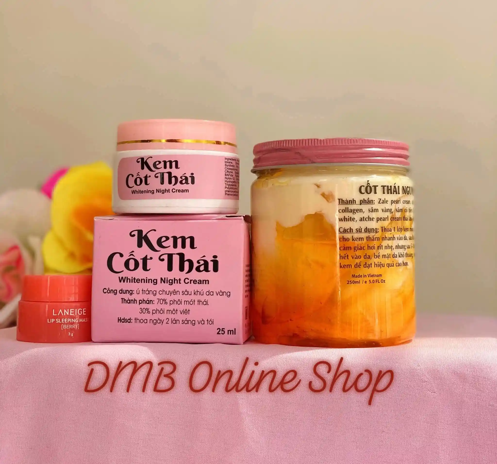 Kem Cot Thai whaitaning combo