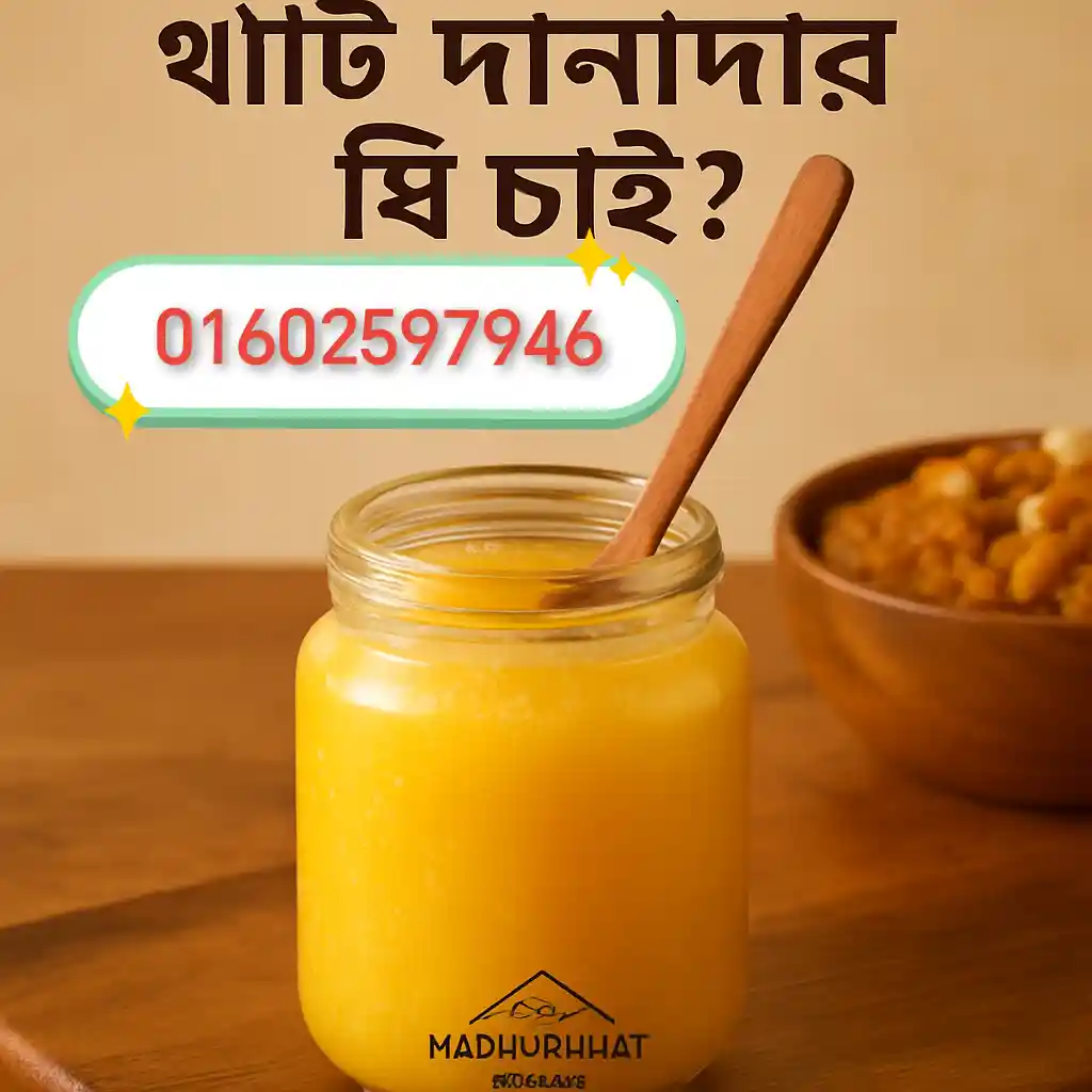 খাঁটি দানাদার গরুর দুধের ঘি – 500gm | Pure Desi Cow Ghee