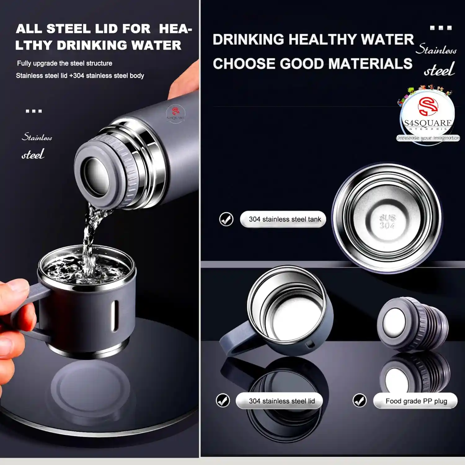 স্মার্ট Vacuum Flask premium