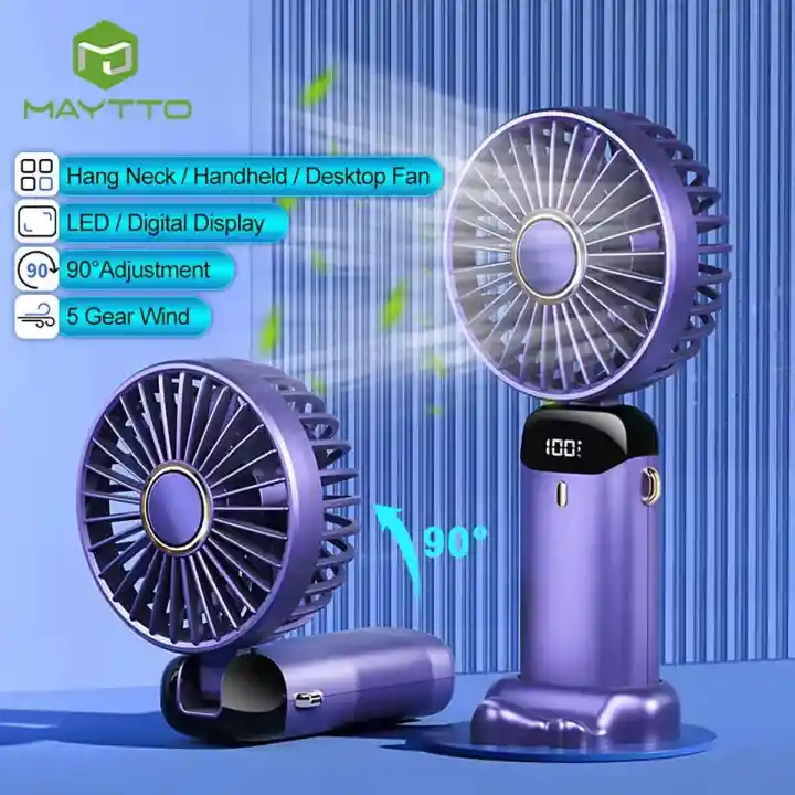 Rechargeable fan LED Display